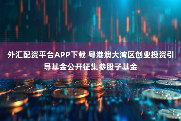外汇配资平台APP下载 粤港澳大湾区创业投资引导基金公开征集参股子基金